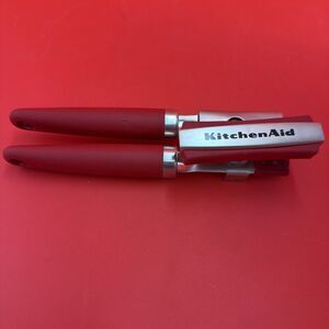 Kitchenaid Classic Can Opener Red Ergo Grip Easy Turn Knob Retro EUC